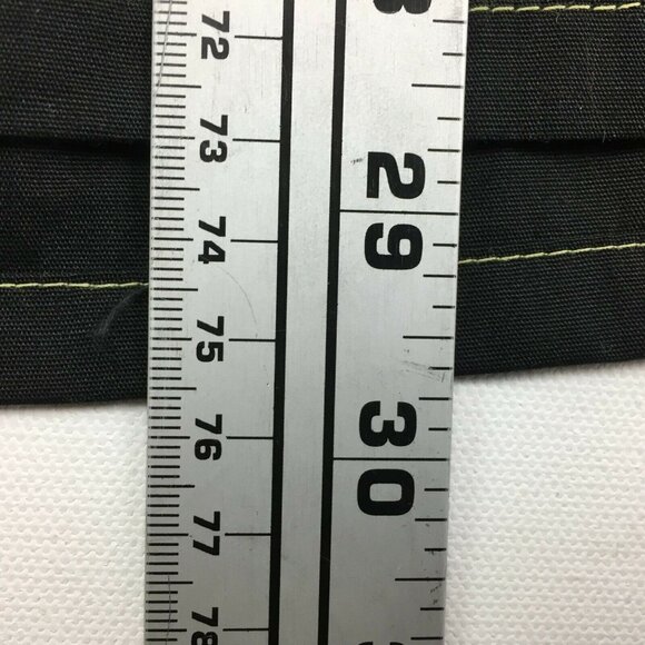 Chef Works Mens Black Button Up Shirt Black Green Chest Pocket Size L Lg Large - Picture 6 of 7